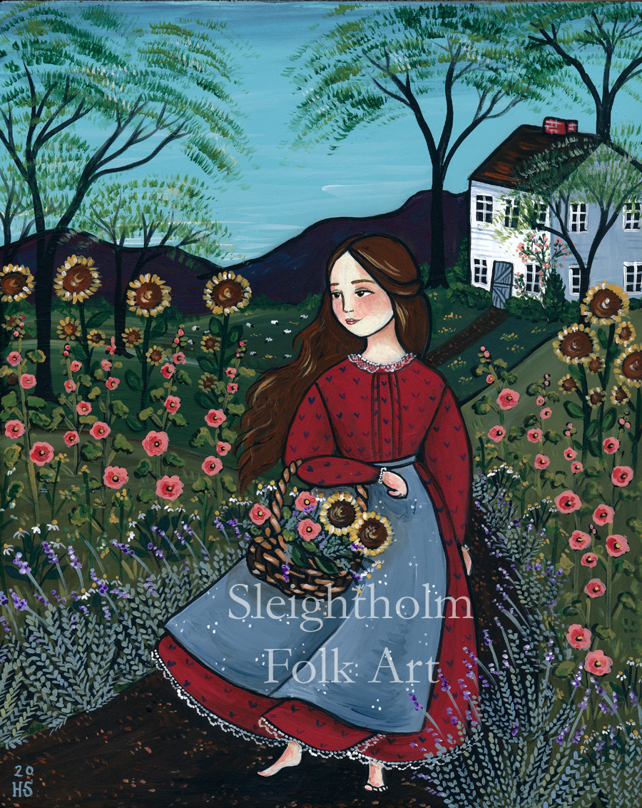 Original Painting: Garden&nbsp;Walk