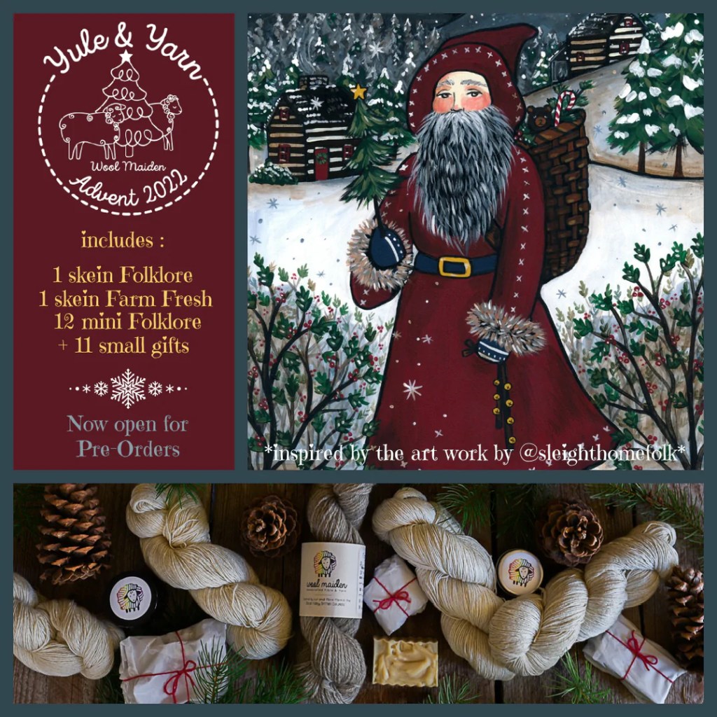 Yule & Yarn Advent with Wool&nbsp;Maiden!