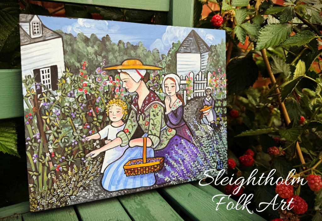 New Painting: Williamsburg Summer&nbsp;Garden